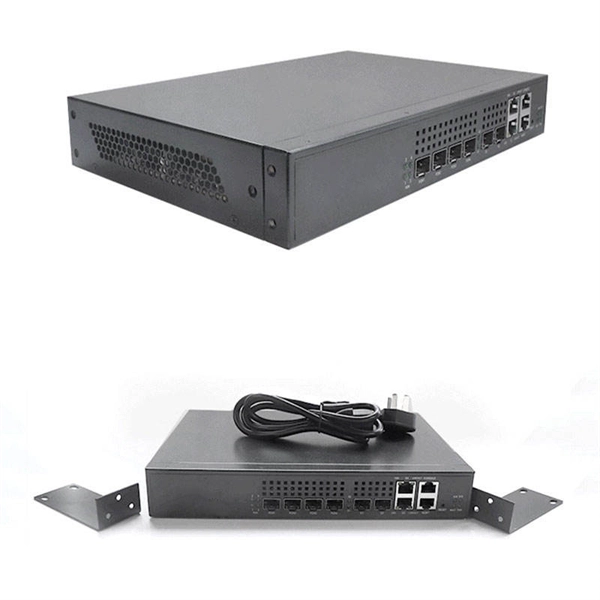 Is the positive terminal on the left or right in a DC power supply unit