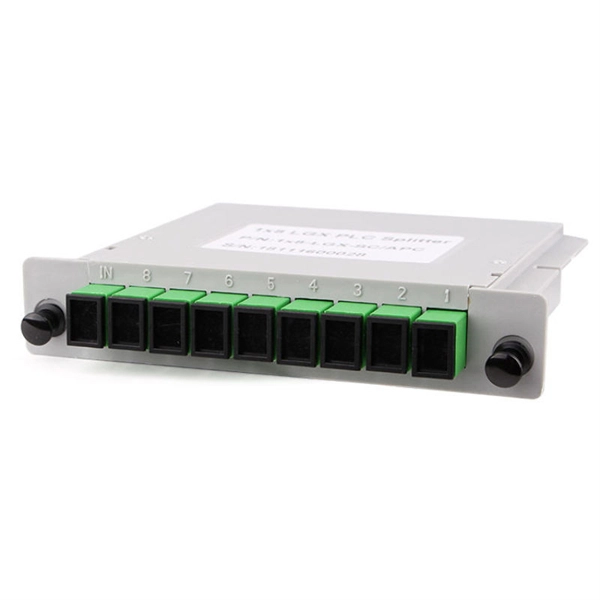 Fiber optic cable fixed inside junction box
