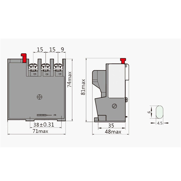 Model Specifications and Dimensions of Level 3 Distribution Box