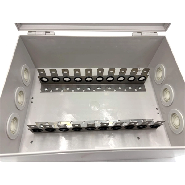 Protective grounding of construction site electrical distribution box