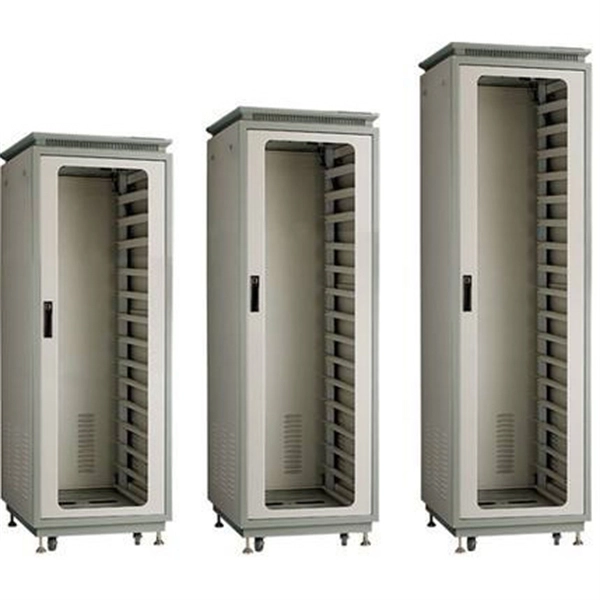 Network rack with installation instructions