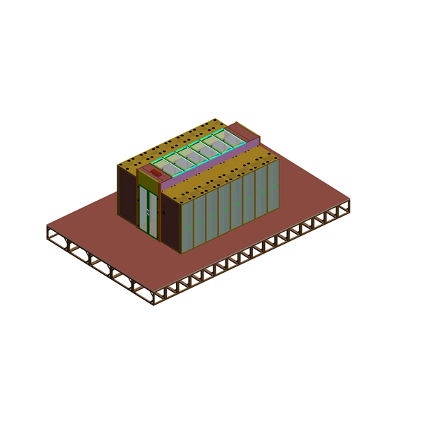 Internal compartment of the secondary beam splitter box