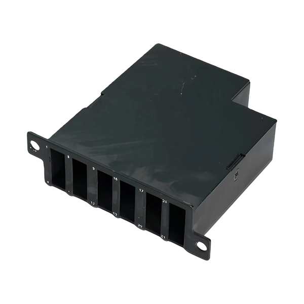 Fiber optic connection router interface