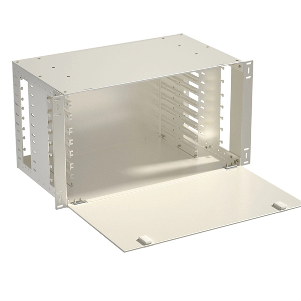 12-core fiber optic splice tray for communication equipment room