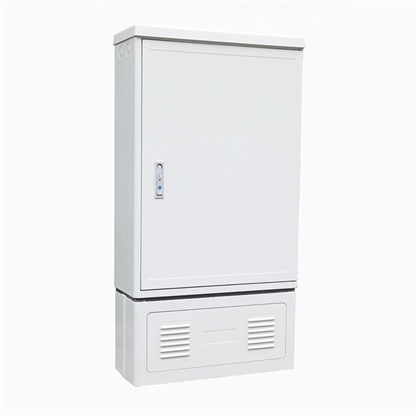 Sheet metal blanking process for network cabinets